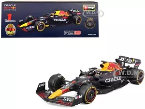 Box Damaged RED BULL RB18 #1 VERSTAPPEN F1 DRIVERS' CHAMPION 1/24 BBURAGO 28026 - Picture 1 of 4