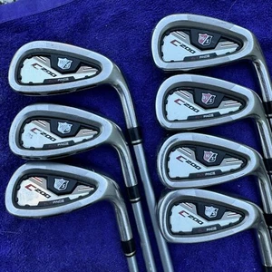 Wilson C200 Irons Rogue Pro Graphite Regular Flex Steel Shafts RH 4-9, Gap Wedge - Picture 1 of 11