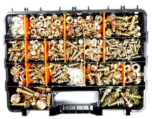 NUT & BOLT KIT 890PC SUIT MITSUBISHI COLT,GALANT,FTO,GTO,MIRAGE,MAGNA,LANCER,EVO - Picture 1 of 5