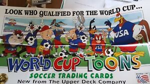1994 Upper Deck World Cup Toons Advertising  Poster Upper Deck 