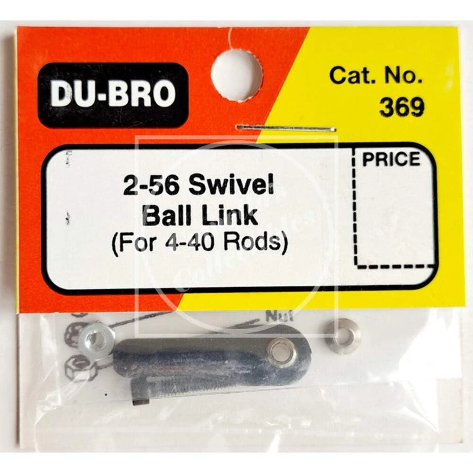 369 Swivel Ball Link 2-56/4-40 Rod Dubq1767 DuBro Products