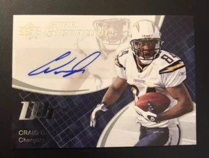 Chris Davis Star Signatures Autograph 2008 Upper Deck SPSS-4 LA Chargers - Bild 1 von 2