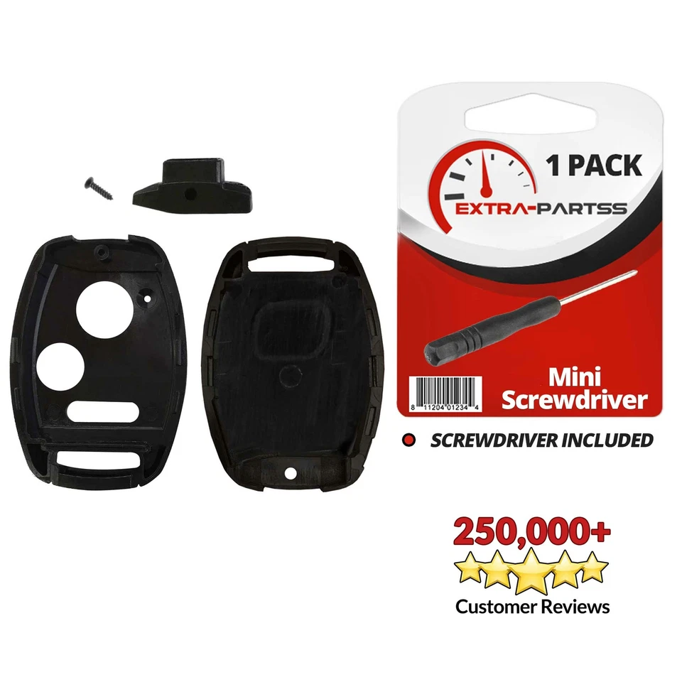 For 07 2008 2009 2010 2011 2012 2013 Honda CR-V Remote Key Fob Uncut Shell Case - Image 1 of 4