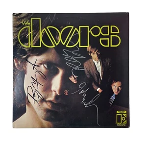 The Doors signed Autogramm Vinyl Album Robby Krieger Ray Manzarek John Densmore - Bild 1 von 7
