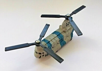 CH-47 Chinook Hot Wheels Micro Sized Transport Helicopter Heavy Lift Chopper BG - Image 1 of 4