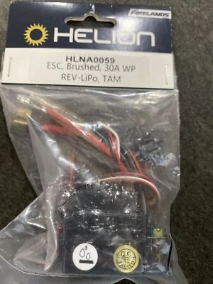 NEW Helion ESC Brushed 30A - ESC-REV-LiPo-Tam-WP- HLNA0059 - Image 1 of 2