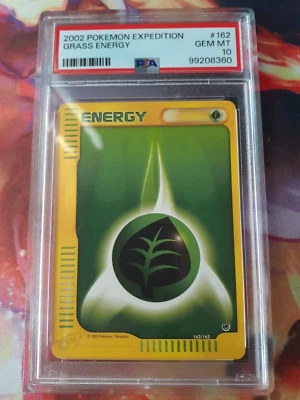 Pokemon TCG Expedition Grass Energy #162 2002 PSA 10 Gem Mint - Image 1 of 2