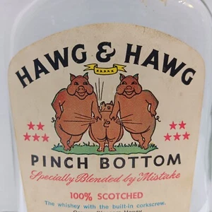 Vintage HAWG & HAWG Pinch Bottom Honigflasche lustige coole Grafik mit Kappe Florida - Bild 1 von 8