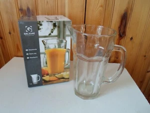 Jarra de agua de vidrio de alta resistencia: 1,2 litros de galón transparente - Imagen 1 de 8