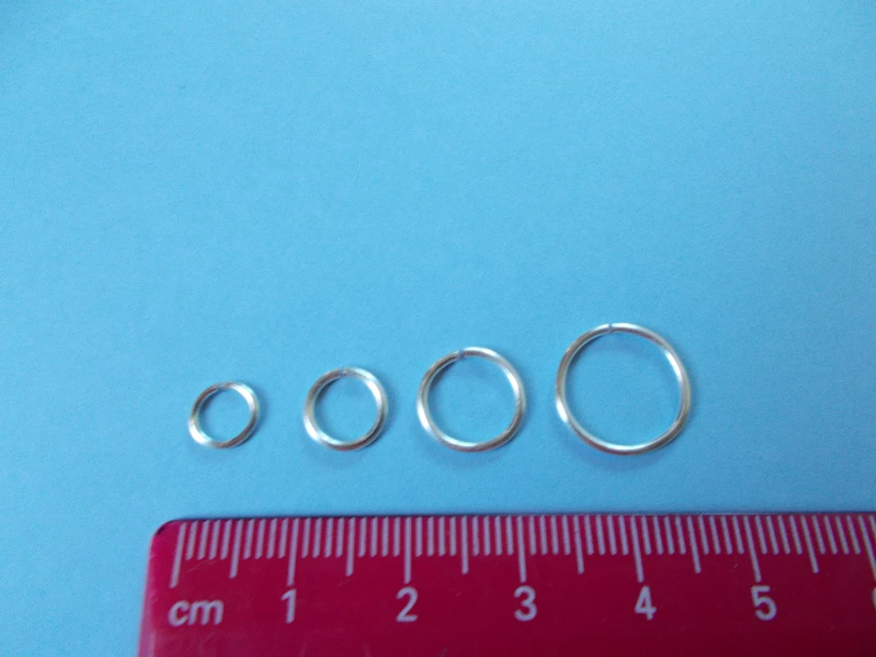 XSmall Pequeño Mediano y Grande 18g Plata Infinito Anillos Piercing Aros Pendientes Foto 1 de 1
