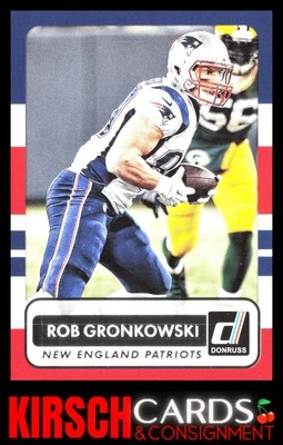 Rob Gronkowski 2015 Donruss #118 New England Patriots - Image 1 of 2