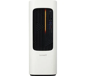 Acer ConceptD 100 CM100-53 i5-12400F 1TB 256GB 8GB White Desktop PC Tower - Picture 1 of 2