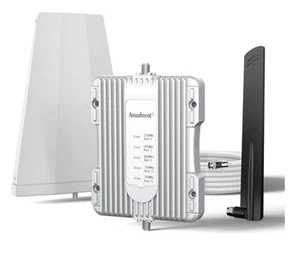 Amazboost Cell Phone Booster for Home -Up to 2,500 sq ft, Cell Phone Signal Boos - Photo 1 sur 5