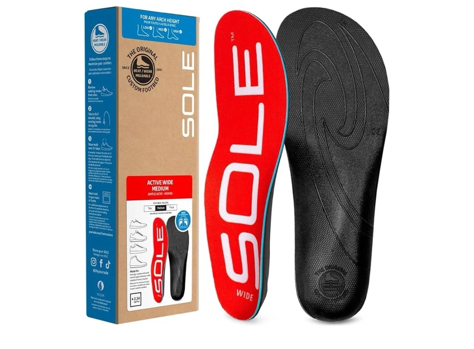 SUELA Plantillas Medianas Activas - Tamaño Completo / ENVÍO GRATUITO. Talla Mujer Talla 6 Foto 1 de 1