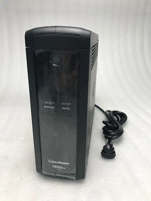 CyberPower CP1500AVRLCDA 1500VA/900W AVR UPS NO Battery, Tested - Image 1 of 4