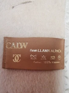 Marcona, Alpaka Mantel, Vintage, Gr. 44, Beige, Gürtel - Bild 1 von 10