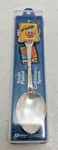 VTG Disney Mickey Unlimited Silver plated Collectible Spoon Donald Duck w/ case - Picture 1 of 7