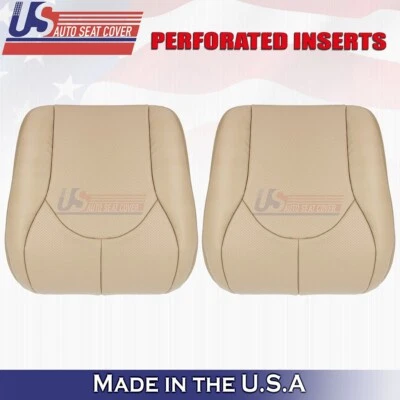 1996 to 2002 For Mercedes Benz SL320 Driver&Passenger Bottoms Leather Cover Tan - Image 1 of 4