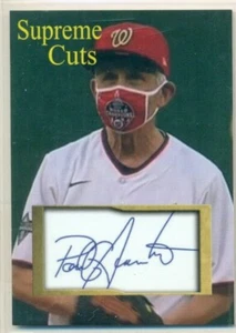 SAMPLE CARD - DOCTOR ANTHONY FAUCI - 2020 SUPREME CUTS FACSIMILE AUTOGRAPH CARD - Picture 1 of 2