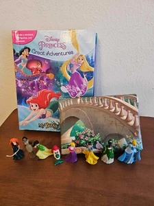 2021 My Busy Book Disney Princess Great Adventures Book, 8 Figurines, Playmat - Picture 1 of 5