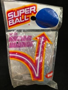 SUPER BALL BY WHAM-O WITH ACTION BOUNCE SEALED BAG UNUSED 1976 VINTAGE - Picture 1 of 4