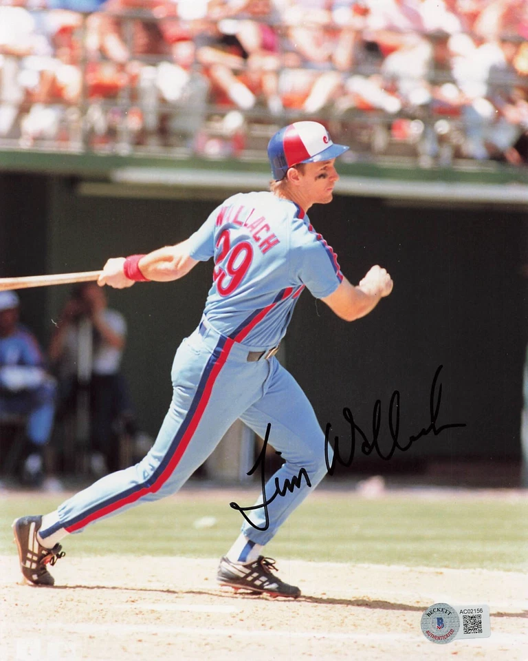 Tim Wallach Signed 8x10 Photo Montreal Expos (BAS AC02156) - Image 1 of 1