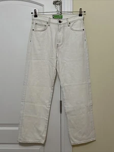 Jeans Sandrine Rose gamba dritta bianco 26 nuovo con etichetta - Foto 1 di 12