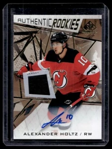 2021-22 SP Game Used Gold Auto Jersey Rookie Alexander Holtz RC Auto /99 Vegas - Picture 1 of 2