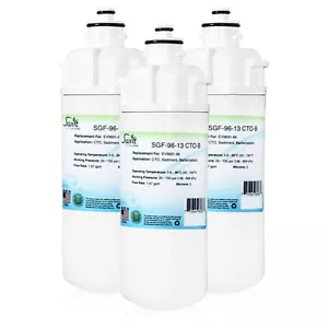 Filtro de agua Swift Green SGF-96-13 CTO-B compatible con Everpure EV9691-66 (paquete de 3) - Imagen 1 de 9