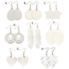 6-Pair MDF Sublimation Printing Dangle Earrings Sublimation Blanks Earrings