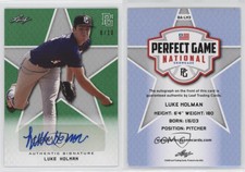 2020 Leaf Perfect Game National Showcase Green /10 Luke Holman #BA-LH3 Auto