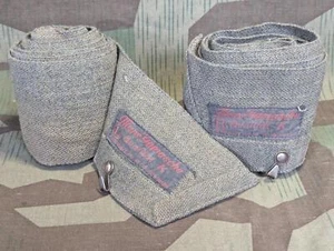 Par de leggings de malla cambiadora de marte envolturas al tobillo cazador de montaña alemán de la Segunda Guerra Mundial - Imagen 1 de 5