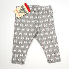 NWT OshKosh B'gosh - Baby Gray Leggings "Poodle" Pattern - Size 6M