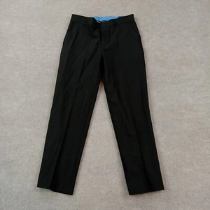 IZOD Pants Youth Boys 12 (29x26) Black Husky Chino Flat Front Stretch Casual - Picture 1 of 11