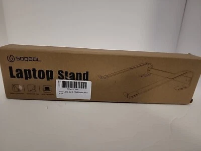 Soporte delgado portátil universal de aleación de aluminio con soporte antideslizante para computadora portátil 10-18" Foto 1 de 2