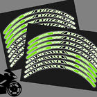 Sh07 Green 17 Inch Reflective Rim Sticker For Yamaha Mt07 18 19 20 21 22
