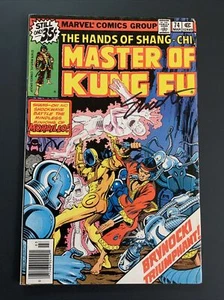 MASTER OF KUNG FU 74 Signed JIM SHOOTER Fine COA NEWSSTAND Variant zeck cover - Picture 1 of 12