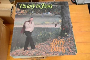 LARRY DAVIS "VICTORY IN JESUS" LP 12" VINYL RECORD XIAN PRIVATE PRESS - Picture 1 of 4