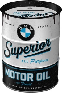 Nostalgic-Art Salvadanaio a forma di fusto BMW – Superior Motor Oil 0,6 L 31501 - Imagen 1 de 11