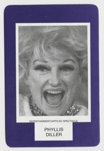 Phyllis Diller 1993 Face to Face Game Card - Single Card from Canadian Game - Picture 1 of 2