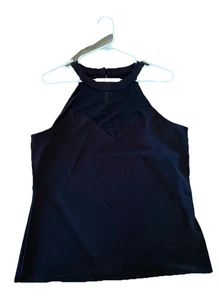 Inc international concepts Tank Top Sexy Black Summer Sheer NWT SZ XL Women's - Picture 1 of 4