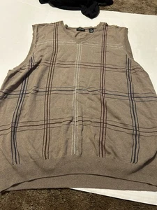 Van Heusen Herren XXL Weste hellbraun gebraucht 100% Baumwolle A10 - Bild 1 von 3