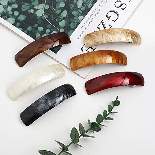 Correas de pelo retro grandes para mujer, pinzas para el cabello pasadores de clip franceses exquisitos... Foto 1 de 4