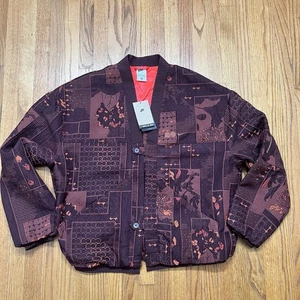 NWT Nike Naomi Osaka Jacquard Jacket Burgundy FV7795-652 Women Size M $300 - Picture 1 of 5