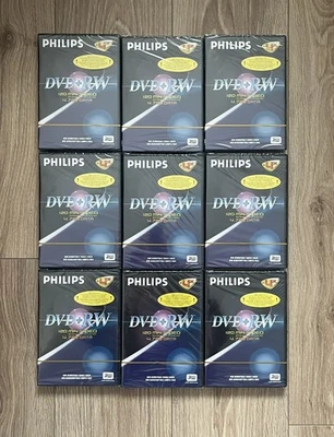 9 Philips DVD+RW - 120min Video (Extended Play 240 min) 4.7GB Data X 9 - Image 1 of 4