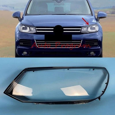 Cubierta de lente transparente del faro lateral izquierdo + sellador para Volkswagen Touareg 2011-2014 Foto 1 de 4