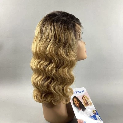 Every10 Wavy Wig #DRFF4/Champagne Brown Blonde EveryWear Synthetic Lace Front - Image 1 of 4