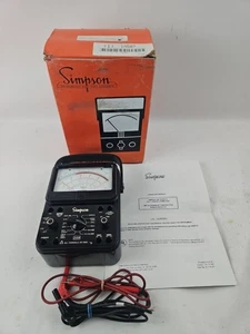 Simpson 260 Serie 8 Volt-Ohm-Millimetri con scatola originale - Molto bello - Foto 1 di 18