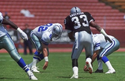 Eddie Anderson Original 35mm Negative Aug 18 1990 Los Angeles Raiders VS Cowboys - Image 1 of 2