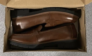 Mocasines de cuero de la colección Clarks Westlynn Bay tostados - talla 12 - Imagen 1 de 5